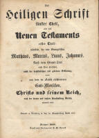 Berleburger Bibel - 1859
